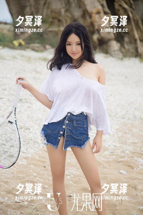 尤果网 - 随便一件白衬衫也有才可儿的态度，这组写真冲呀！