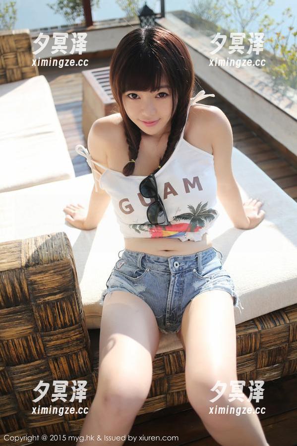 美媛馆 - 免费！许诺sabrina短裤写真…哦，这小性感，有限时哦，快别犹豫。